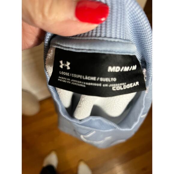 Under Armour Loose Fit Cold Gear slubbed‎ fabric sweatshirt M Excellent - Picture 3 of 4
